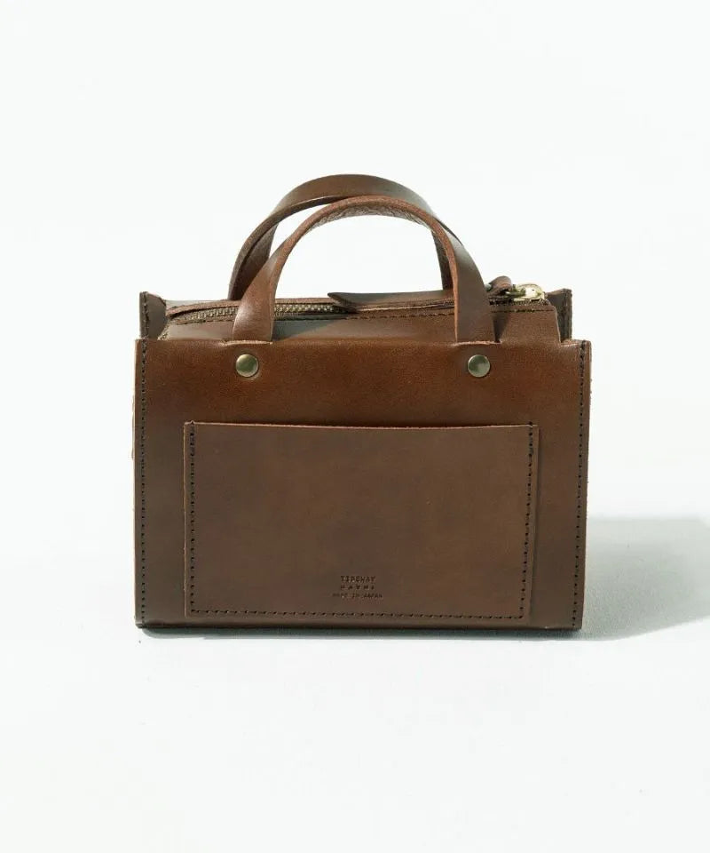 Hand bag "Porle" Color:Brown