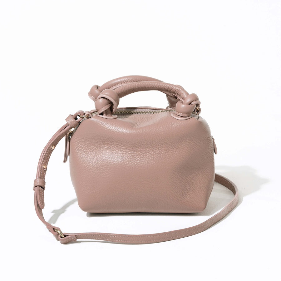 Shoulder bag “Leatherpom S" Color: Pink