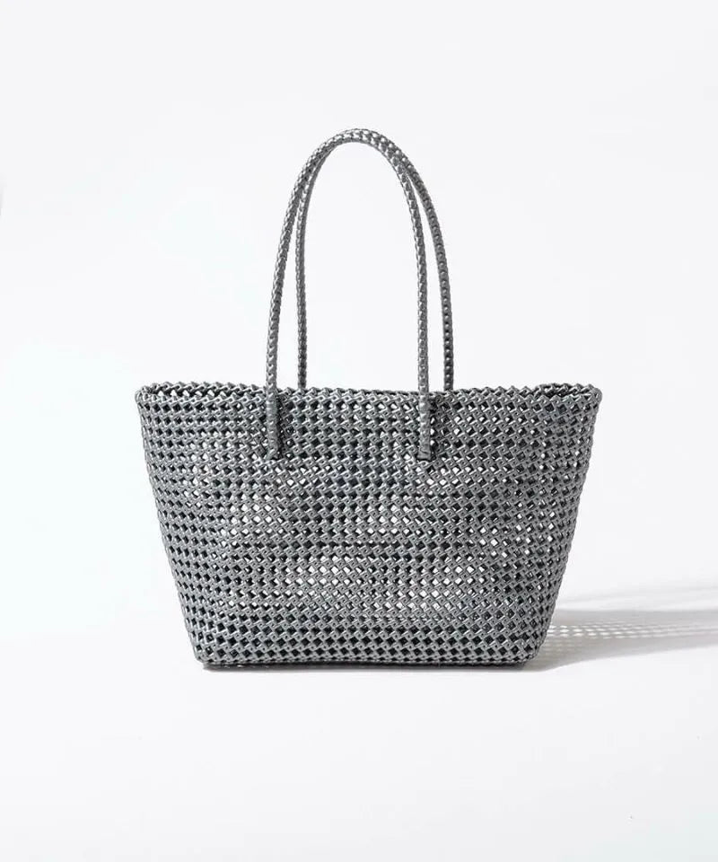 Basket bag「Basq」Color: Gray