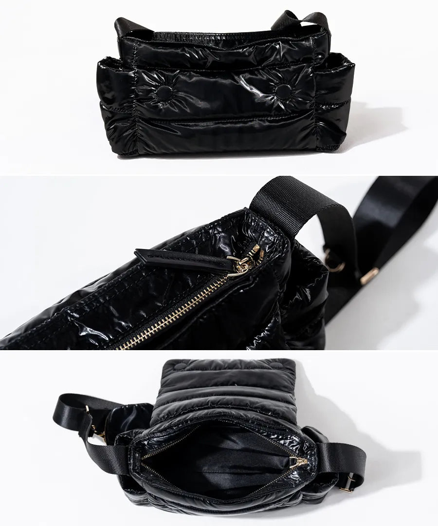 The Shoulder bag "Flaum" details.