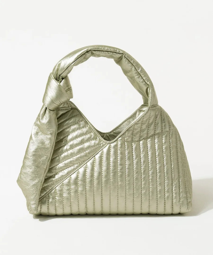 Hand bag "Aulie" Color:Champagne silver