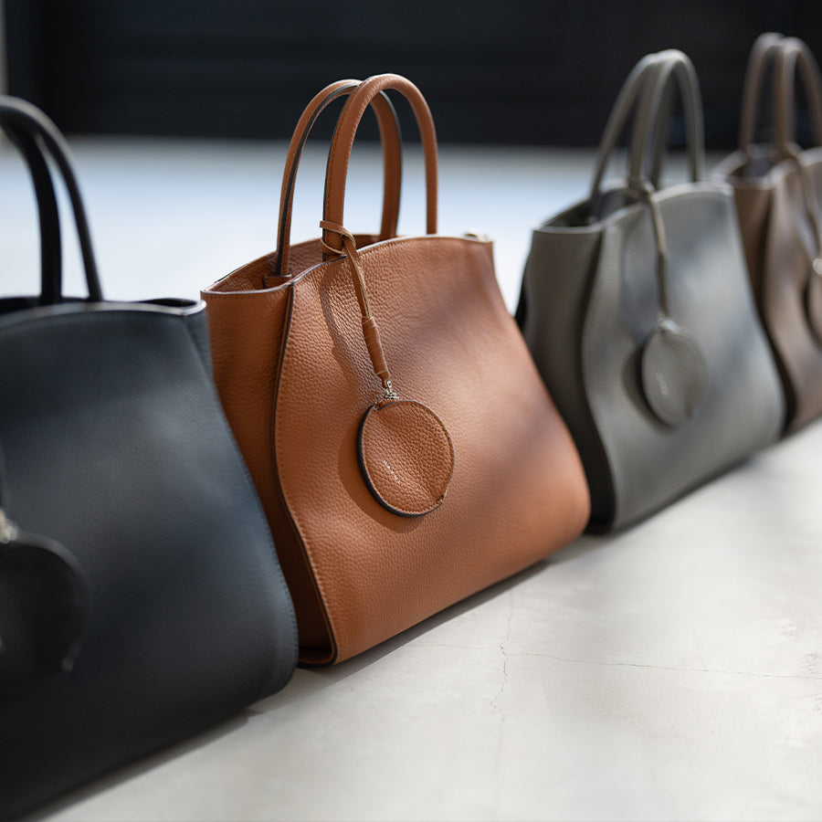 Leather tote bag 「Crymit (Version 3)」 Color variations