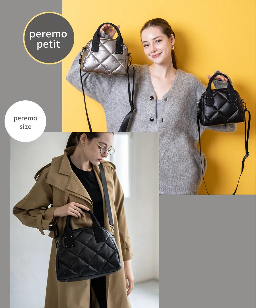 Bag "peremopetit" size Color:Black,Champagne silver