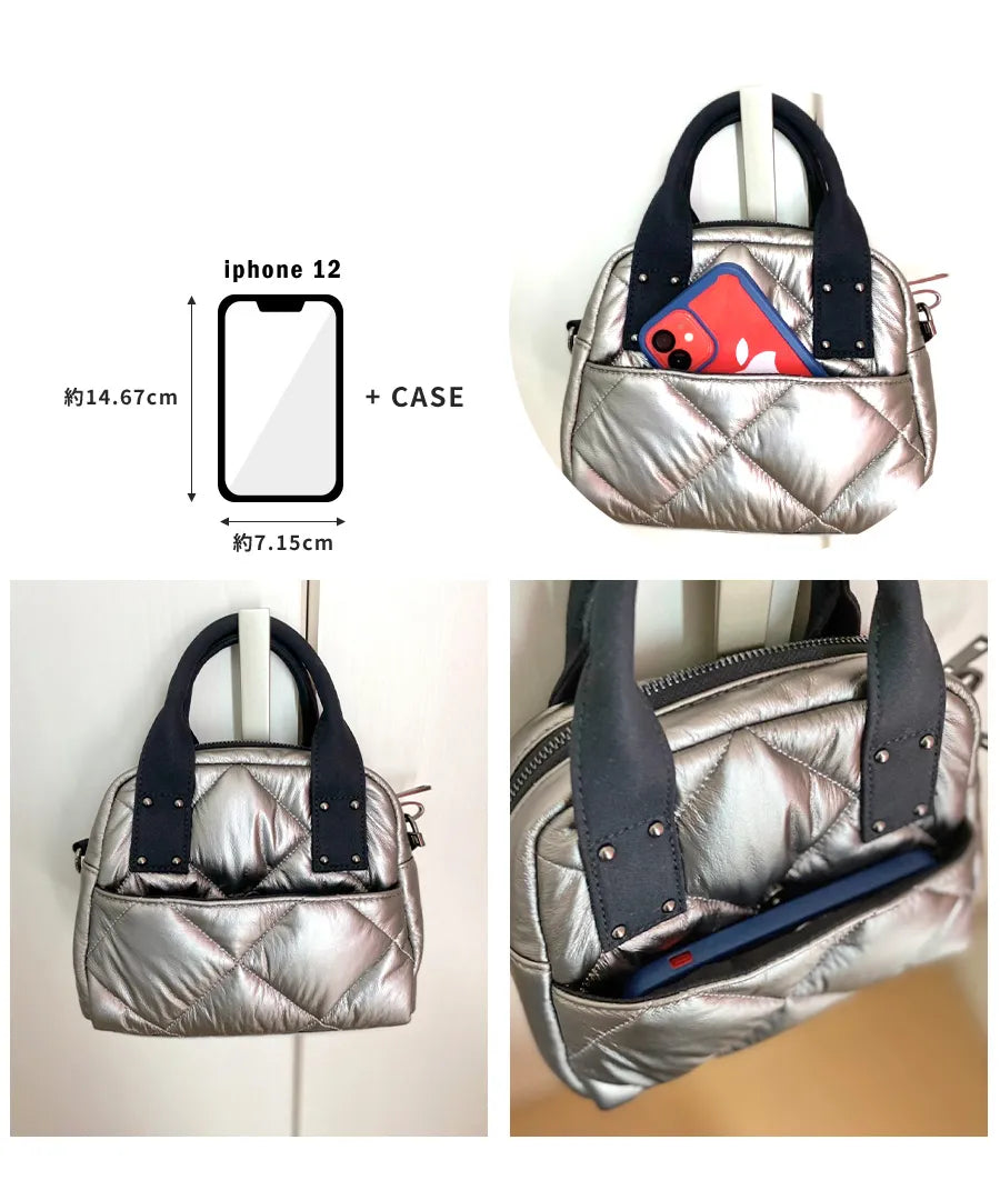 Bag "peremopetit" size Color:Champagne silver