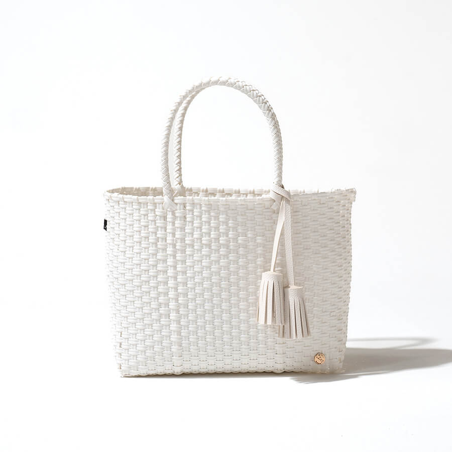 Mercado bag 「Bacerra S size」 Color: White