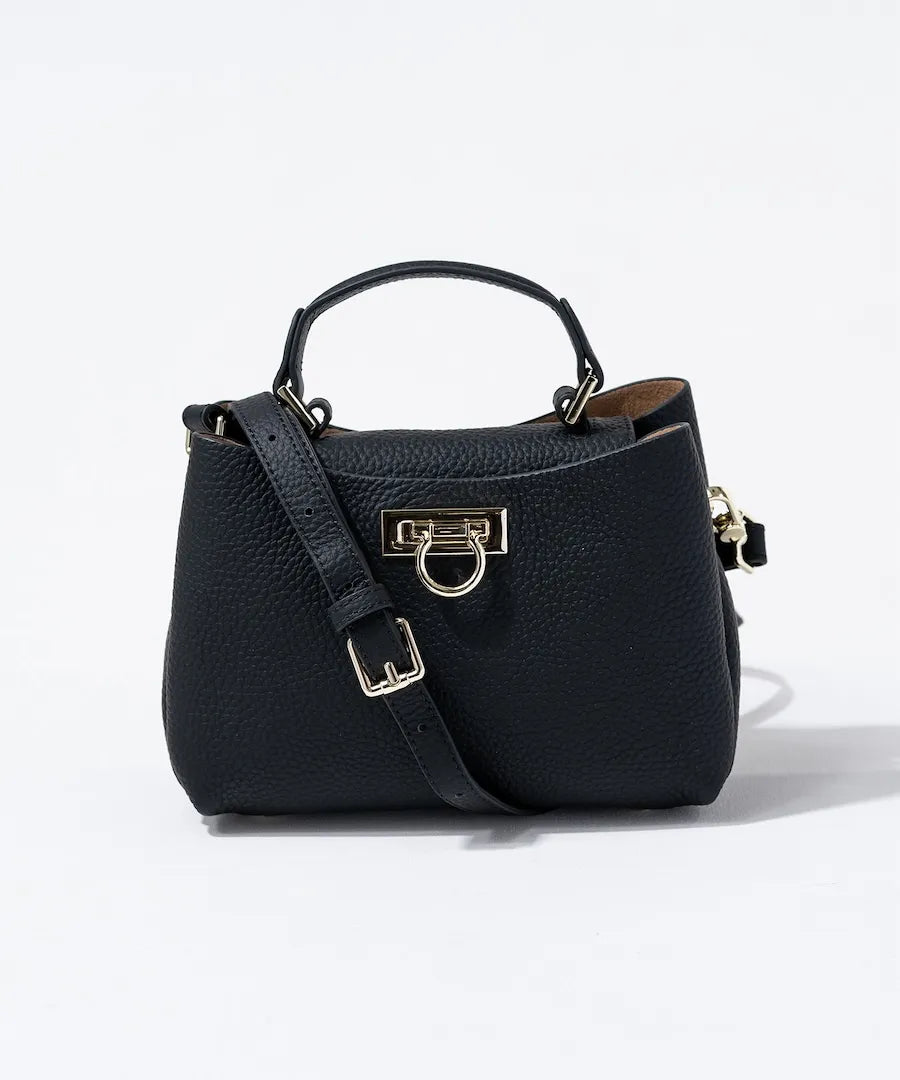 Shoulder bag "Baby Marollet" Color:Black(Gold hardware)