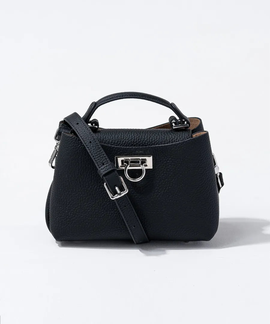 Shoulder bag "Baby Marollet" Color:Black(Silver hardware)