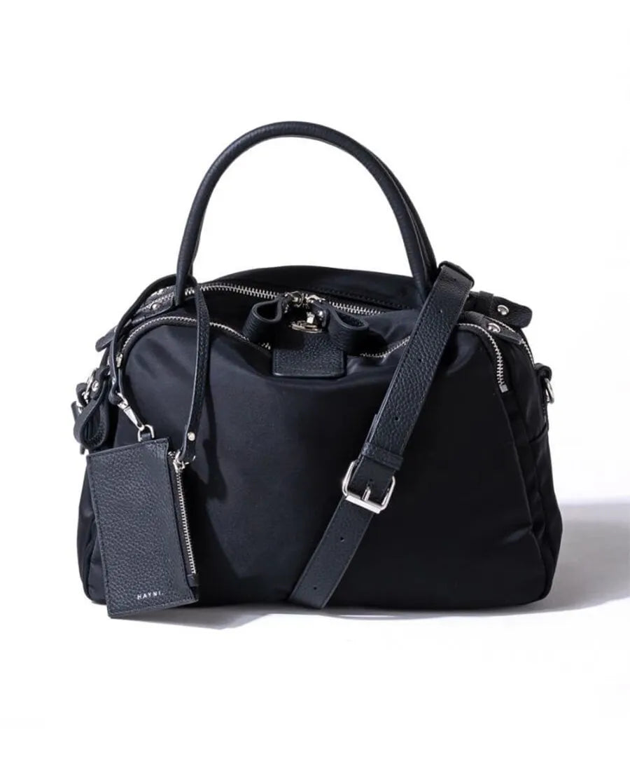 Tote bag "Mini Nylon Loche" Color:Black