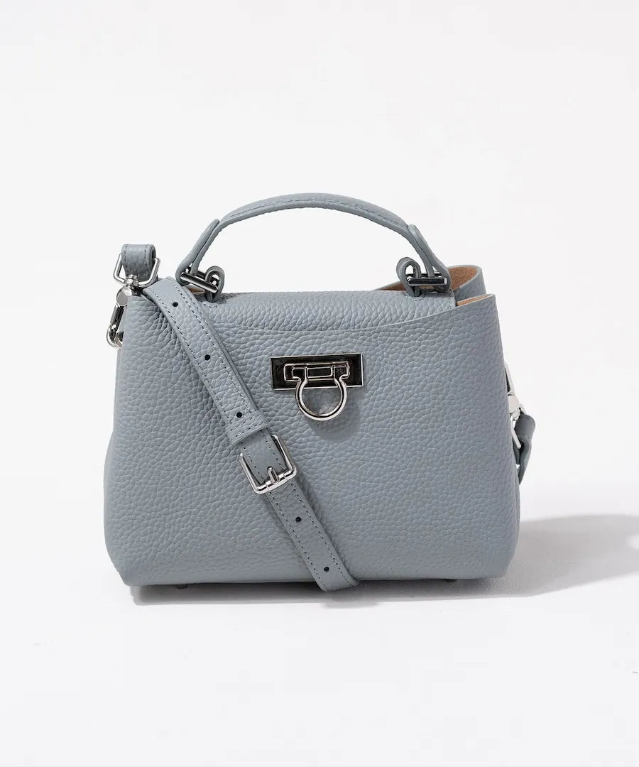 Shoulder bag "Baby Marollet" Color:Blue Gray(Silver hardware)