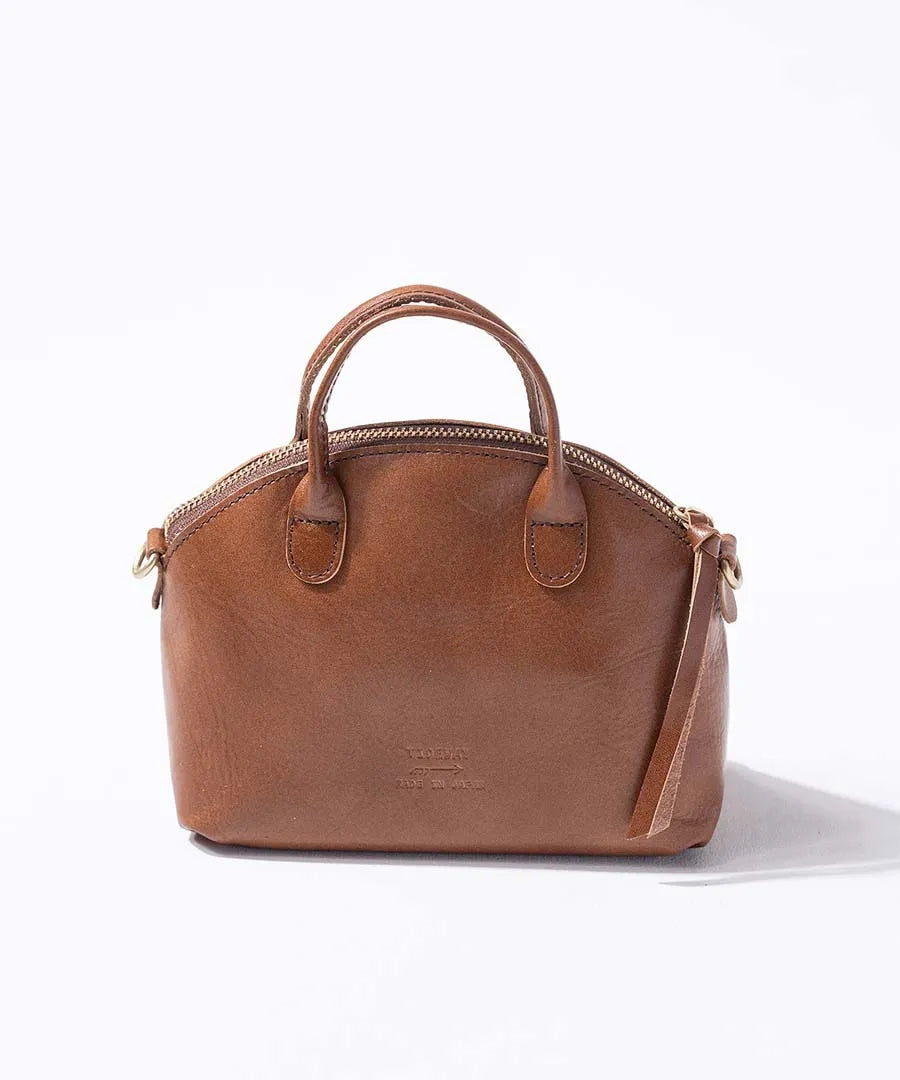 Bag "Light leather boston mini" Color:Camel