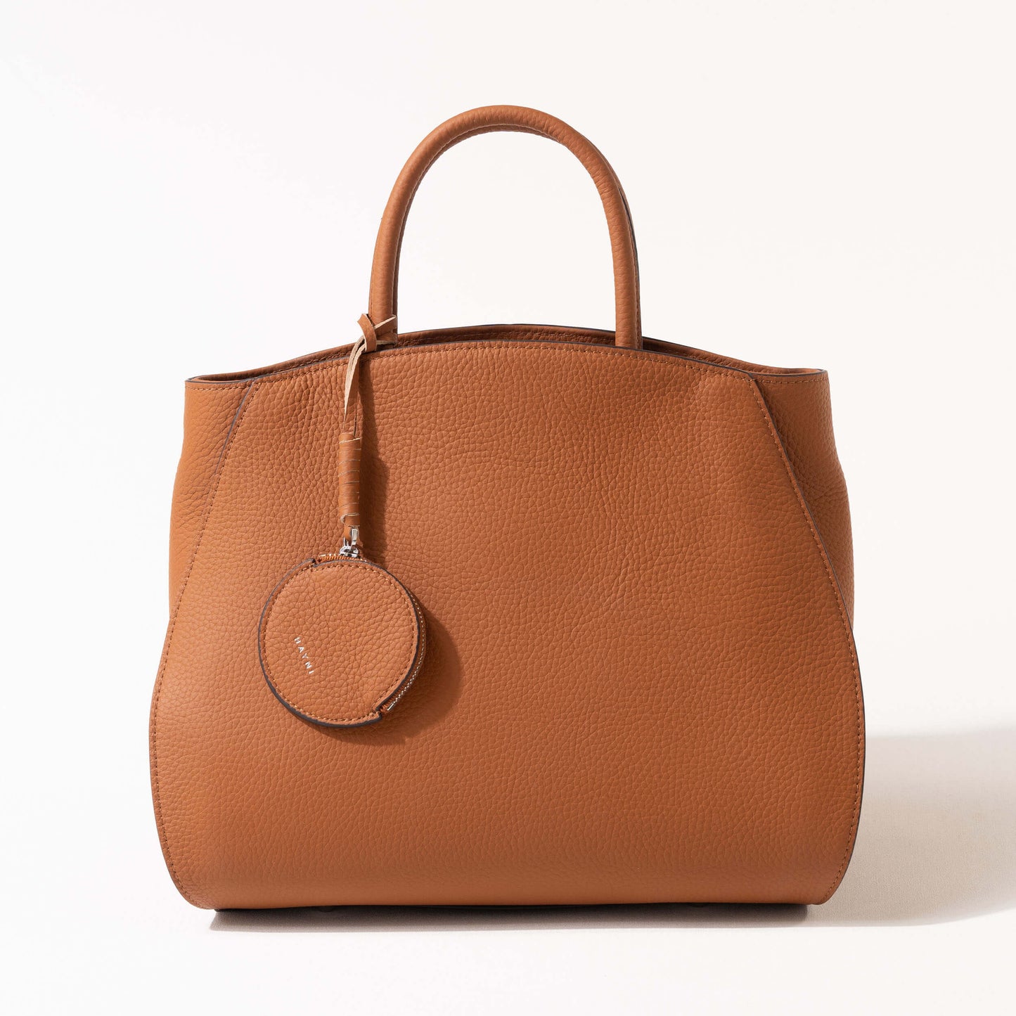 Leather tote bag 「Crymit (Version 3)」 Color：Camel