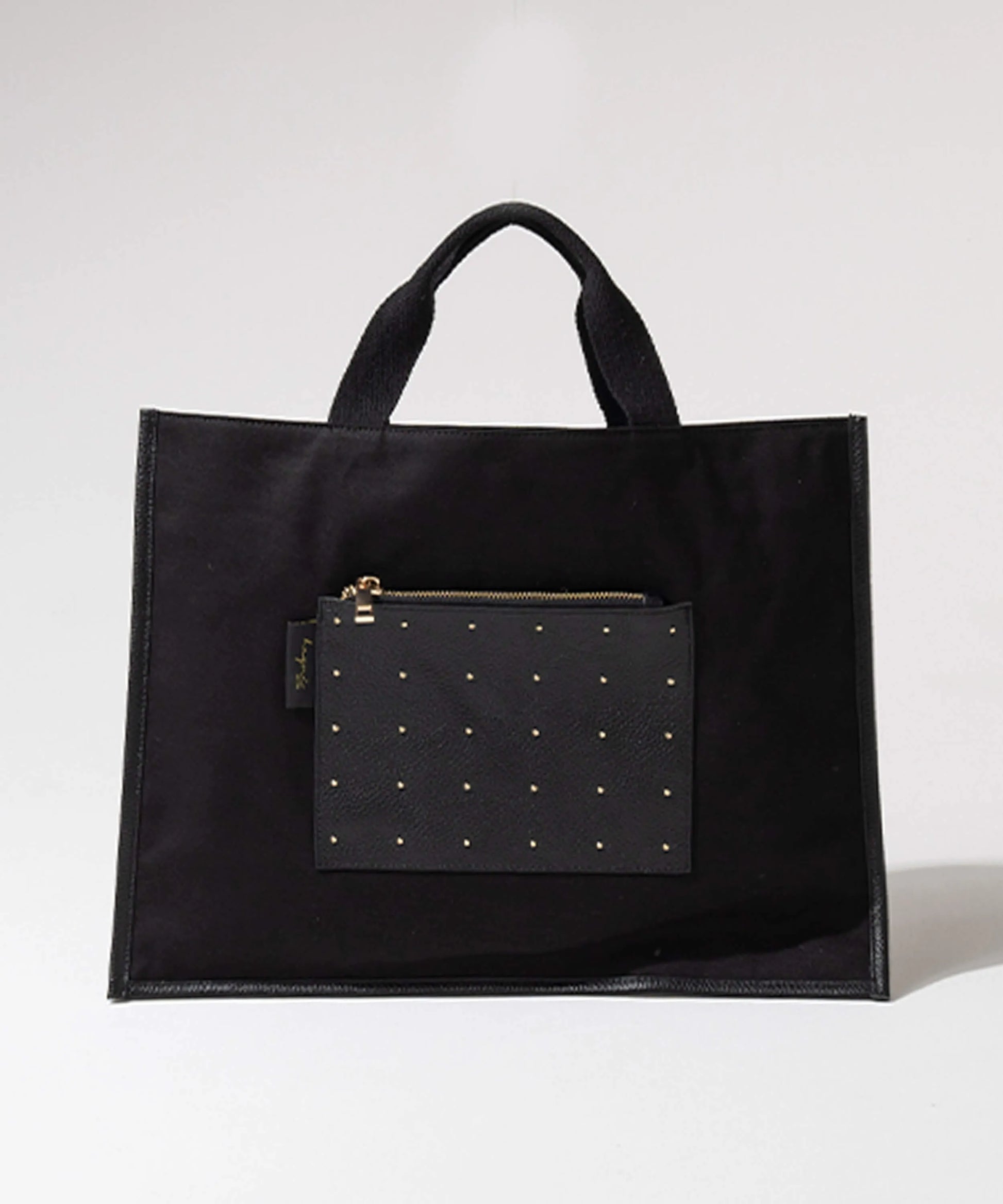 Tote bag "Lesche" Color:Dots black