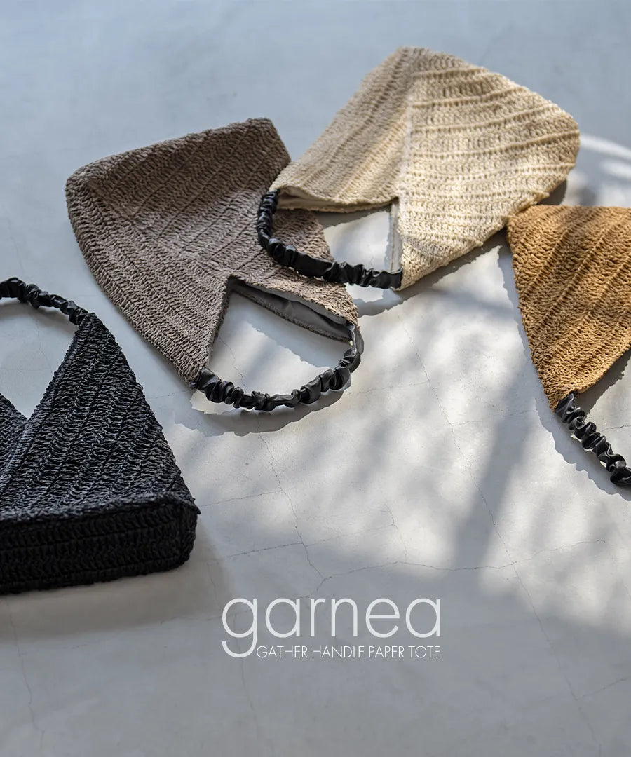 Tote bag "Garnea" Color:Black,Gray,Natural camel,Natural beige