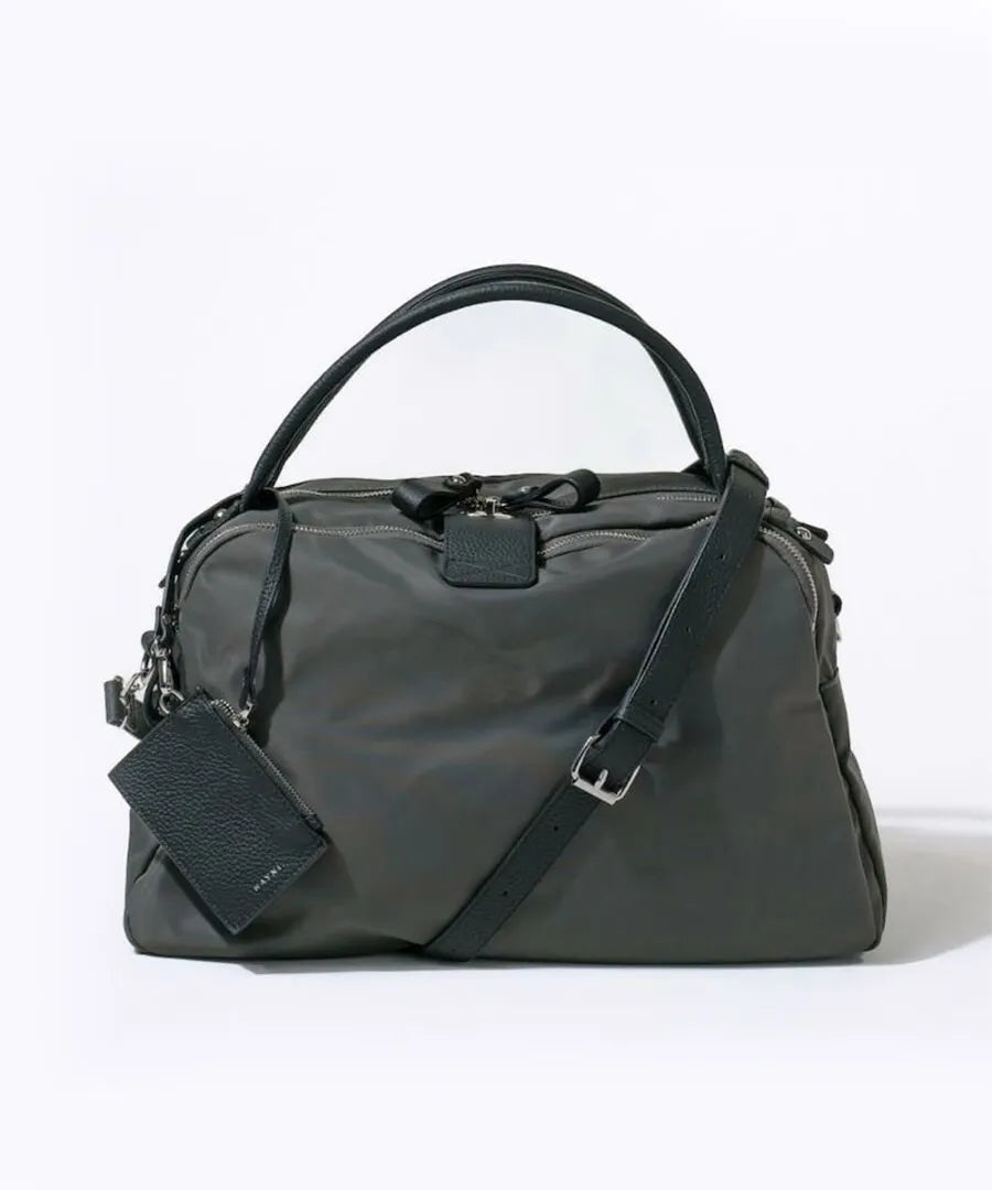 Tote bag "Nylon Loche L" Color:
gray black