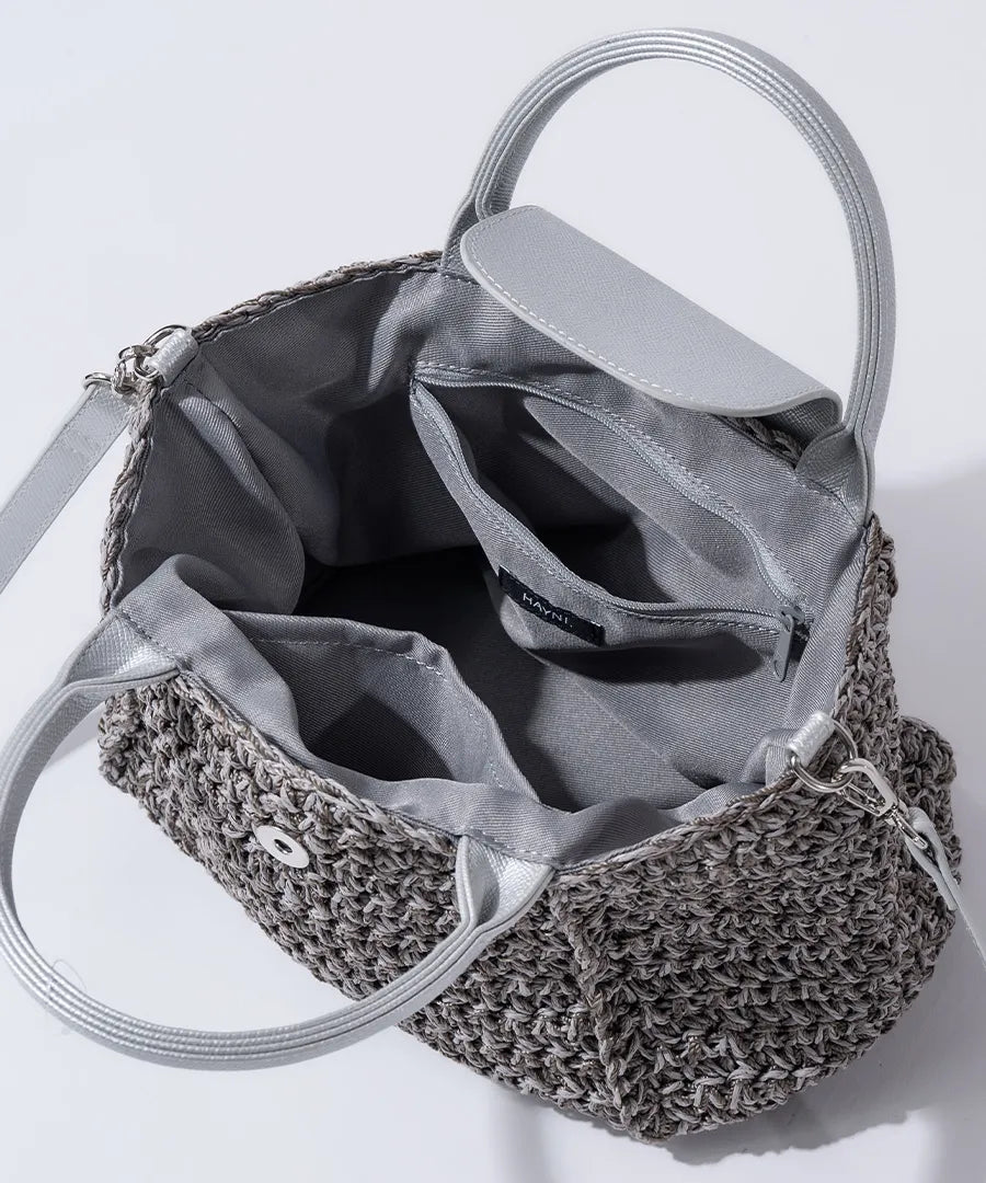 Contents of bag "Glenda" Color:Gray × Silver