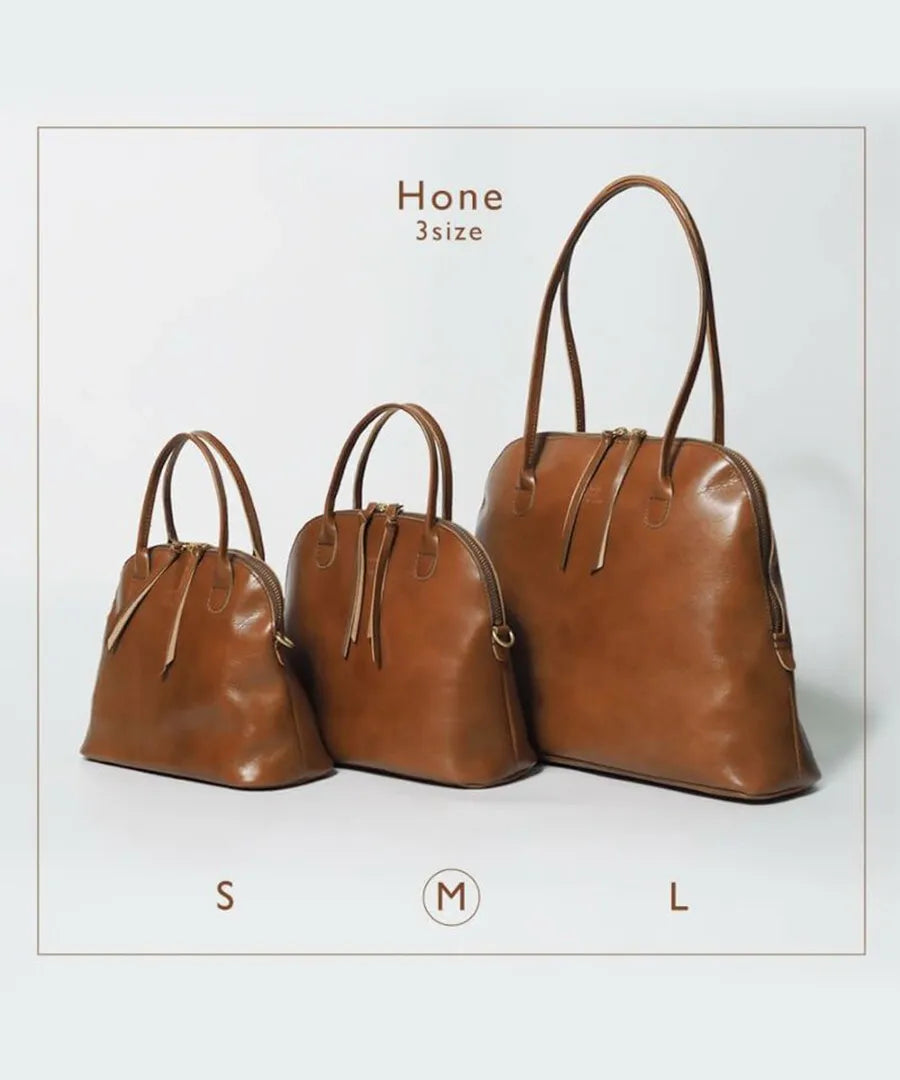 Leather Tote bag 「Hone M size」 Size comparison