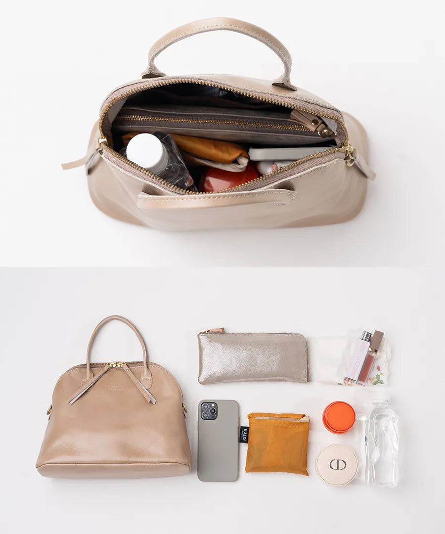 Leather Shoulder bag 「Hone M size (Version 2)」 Storage