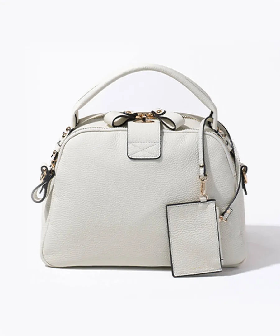 Hand bag "Mini Loche (Version 7)" Color:Ivory