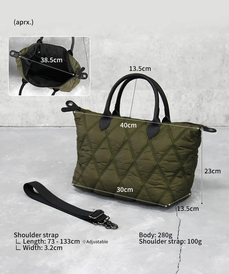 Bag "Lanef" size	Color:Olive