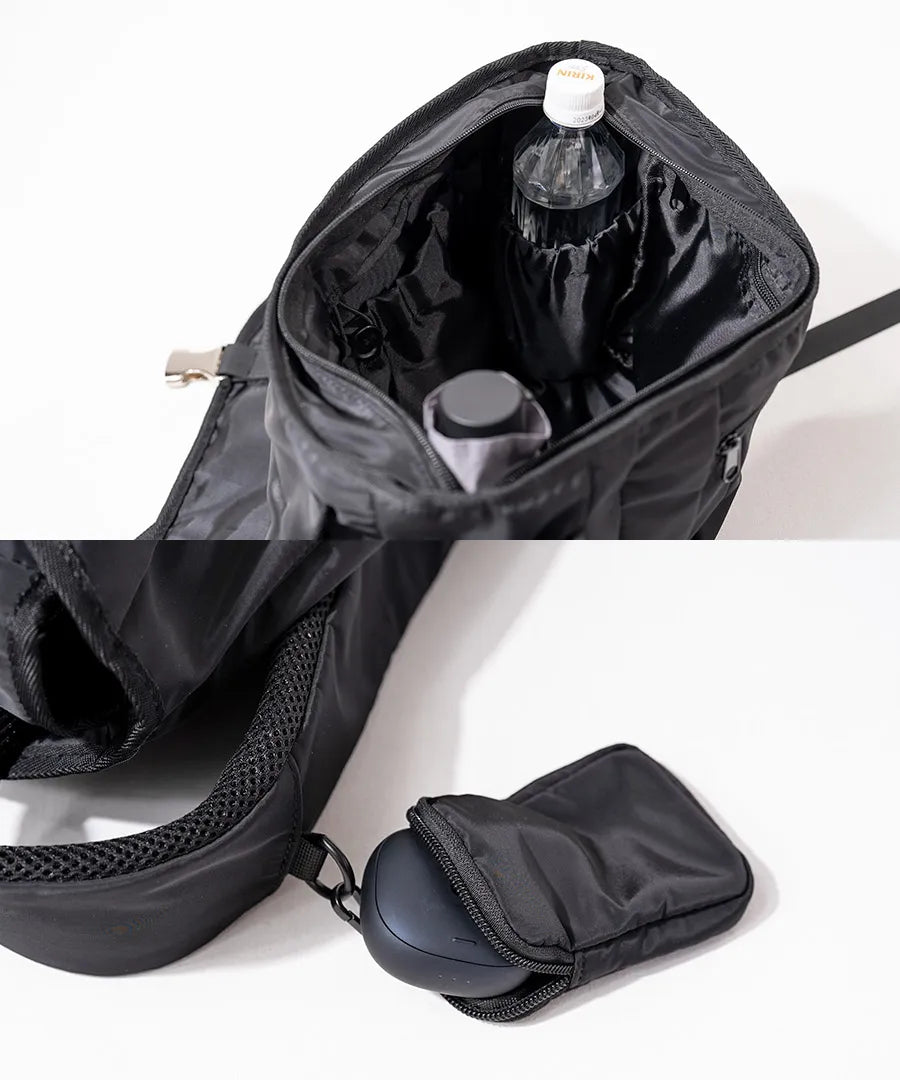 Body bag "Lekha" drink holder Color:Black