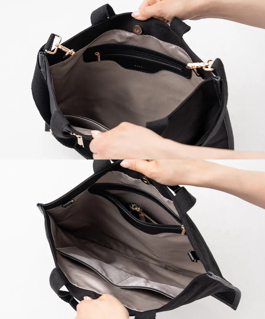 Tote bag "Lesche" interior.