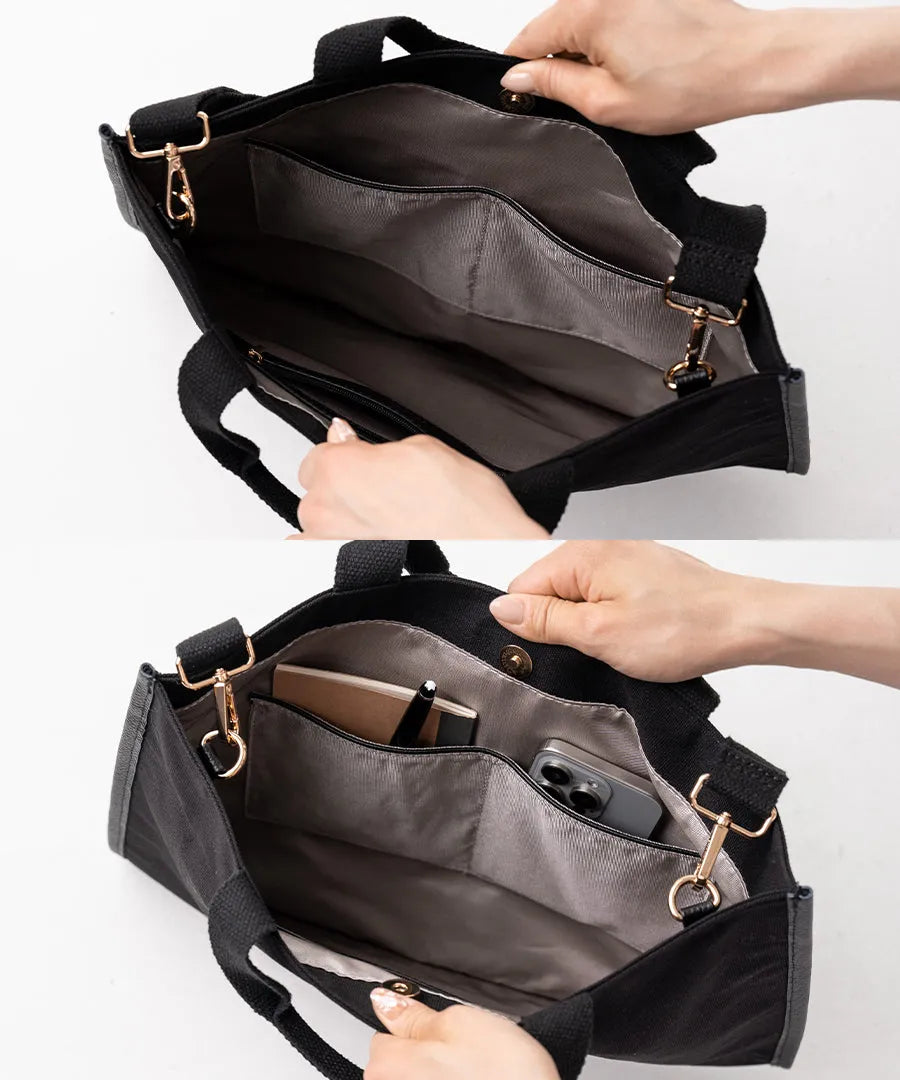 Tote bag "Lesche" inner pocket.