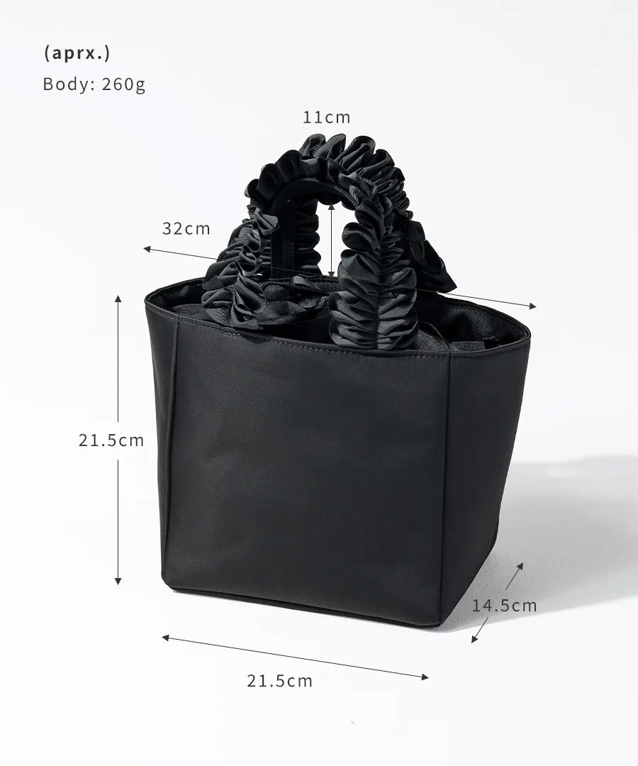 Size tote bag “lifuka nylon S” Color: Black