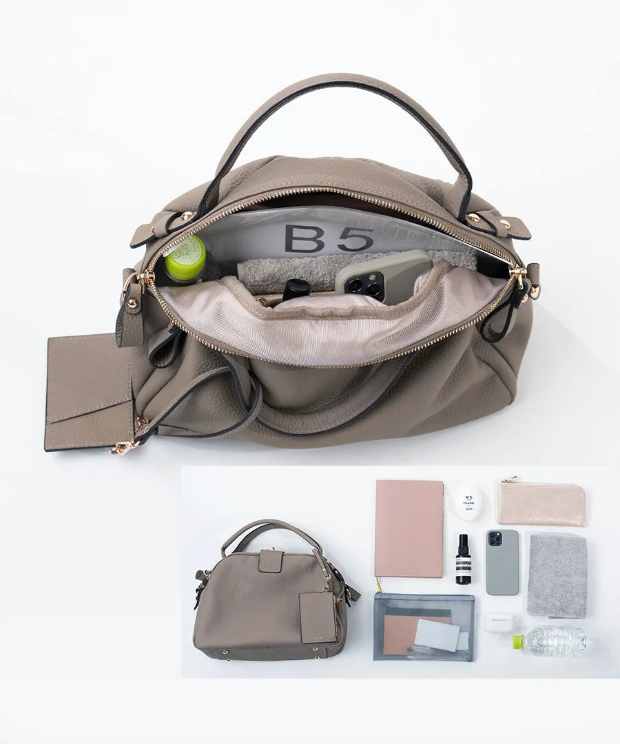 Bag "Mini Loche (Version 7)"  storage	Color:Greige