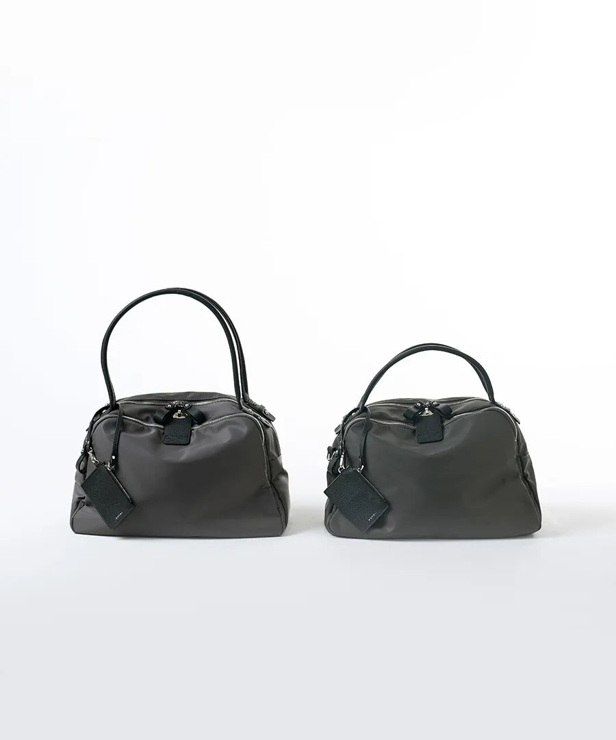 Shoulder bag "Nylon Loche L" Color:gray black