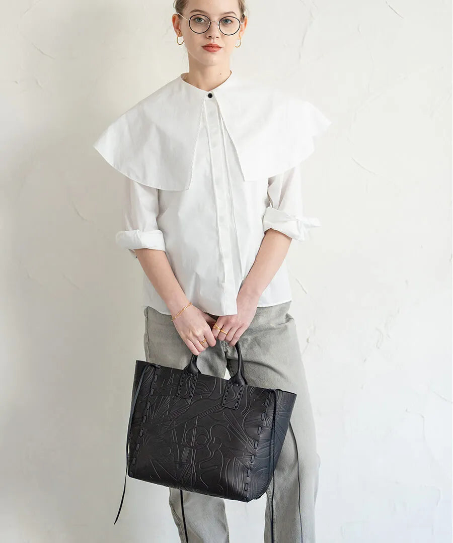 POMTATA Leather Tote