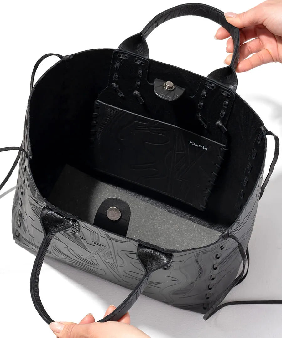 POMTATA Leather Tote