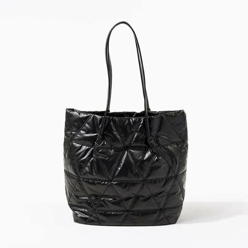 Quilting tote bag "Trica" Color:Black